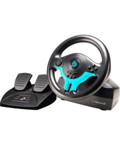 Subsonic Superdrive SV 250-S Driving Wheel Blue Edition Piederumi konsolēm