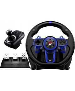 F111 FLASHFIRE Kierownica 900 PC/PS5/Switch z wibracjami 3 pedały 6 biegów Jaunumi - Audio-Video