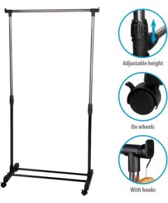 SZAFA GARDEROBA WIESZAK 78x41x93-158CM ALPINA Jaunumi -Dārzam