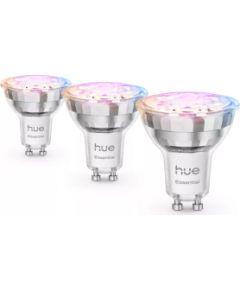 Philips Hue E WCA 345 GU10 3P EU E27 8 W 16 million colors, White and colored light Viedās lampas un spuldzes