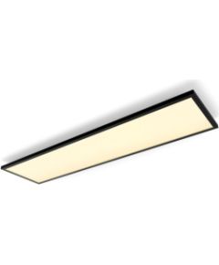 Philips Hue Aurelle rectangular panel light, Black, 120 x 30 cm 2200-6500 Hue White Ambiance Griestu lampas - šķīvji