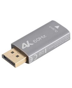 Lanberg Displayport (M) to HDMI (F) Adapter 4K, Silver AD-DP-HD-01 Adapteri