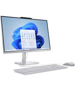 Lenovo AIO A100 Desktop AIO 23.8 " Intel N N100 8 GB SO-DIMM DDR4 512 GB Intel UHD Graphics Nordic Windows 11 Home Warranty 24 month(s) Personālie datori