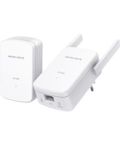 Mercusys AV1000 Gigabit Powerline Wi-Fi Kit MP510 KIT 1000 Mbit/s Ethernet LAN (RJ-45) ports 1 802.11n Range Extender
