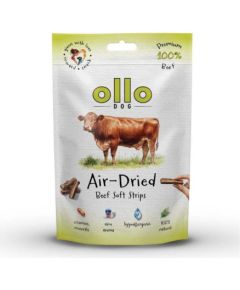 OLLO Air-Dried Beef strips - dog treat - 80g Suņu barība