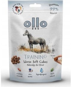 OLLO Air Dried Training Horse Cubes - dog treat - 80g Suņu barība