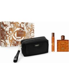 Versace Eros Najim Dárková sada EDP 100 ml, miniaturka EDP 10 ml a kosmetická taštička 100ml Dāvanu komplekti