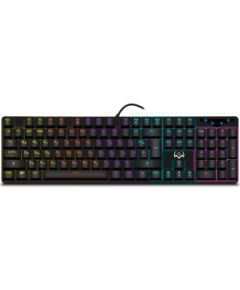 Klaviatūra SVEN Backlight mechanical USB blue switches, LED, 104k Klaviatūras