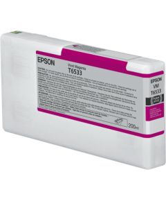 Epson T6533 Ink Cartridge Vivid Magenta Lāzerprinteru izejmateriāli
