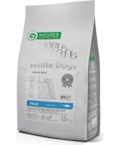 NATURE'S PROTECTION Superior Care White dog Small breeds Herring - dry dog food - 1,5kg Suņu barība