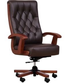 CONSUL brown leather armchair Офисные стулья