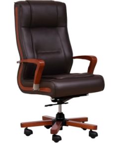 AMBASSADOR brown leather armchair Офисные стулья