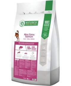 NATURE'S PROTECTION Mini Extra Salmon - dry dog food - 7,5kg Suņu barība