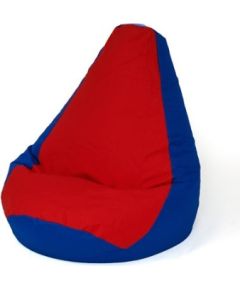 Go Gift Sako bag pear-shaped pouffe dark blue-red XL 130 x 90 cm Мешки и пуфы