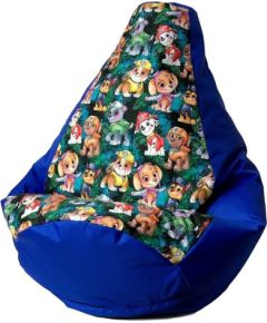 Go Gift Sako bag pouffe Pear print cornflower-PAW Patrol L 105 x 80 cm Мешки и пуфы
