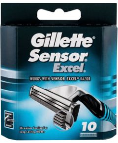 Gillette Sensor / Excel 10pc Skuvekļu papildpiederumi