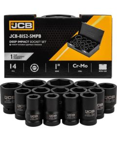 Triecienuzgaļu komplekts JCB 8152-5MPB; 1''; 14 gab. Mehāniskie instrumenti