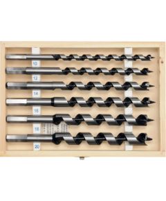 Koka urbju komplekts Yato YT-3298; 10-20 mm; 6 gab. Аксессуары для дрелей