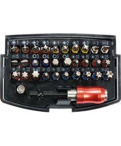Skrūvgriežu uzgaļu komplekts Yato YT-04622; 32 gab. Аксессуары для дрелей
