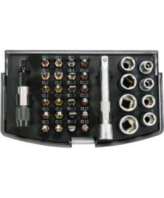 Skrūvgriežu uzgaļu komplekts Yato YT-04623; 34 gab. Аксессуары для дрелей