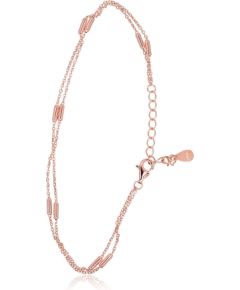 Sudraba aproce #2600444(PAu-R), Sudrabs 925°, sarkanais zelts (pārklājums), garums: 17 cm, 1.4 gr. Ar zelta pārklājumu