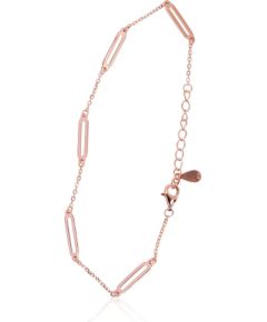 Sudraba aproce #2600437(PAu-R), Sudrabs 925°, sarkanais zelts (pārklājums), garums: 17 cm, 1.9 gr. Ar zelta pārklājumu