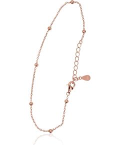 Sudraba aproce #2600433(PAu-R), Sudrabs 925°, sarkanais zelts (pārklājums), garums: 17 cm, 1.1 gr. Ar zelta pārklājumu