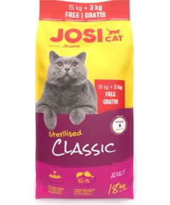 Josera JosiCat Sterilised Classic 15+3kg Kaķu sausā barība