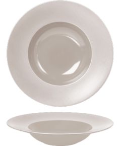 FINE PLUS SATIN DZIĻAIS ŠĶĪVIS 27CM, PĒRĻU PELĒKS, PORCELĀNS, Leela Baralee Šķīvji