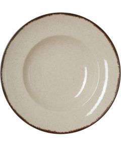SMILLA SAND PASTAS ŠĶĪVIS D27.5CM, BĒŠS, PORCELĀNS, WAS Šķīvji