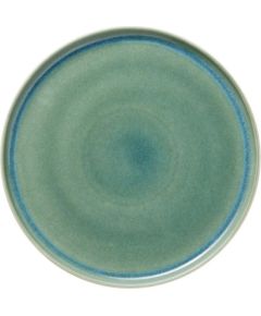 ROCKZZERO ŠĶĪVIS D33CM, ZAĻŠ, KERAMIKA, WAS Šķīvji