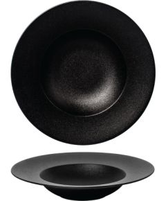 FINE PLUS DZIĻAIS ŠĶĪVIS 27CM, MELNS, PORCELĀNS, Leela Baralee Šķīvji