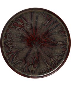 ROCKZZERO ŠĶĪVIS D33CM, BRŪNS, KERAMIKA, WAS Šķīvji