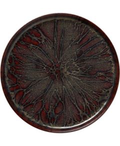 ROCKZZERO ŠĶĪVIS D28CM, BRŪNS, KERAMIKA, WAS Šķīvji