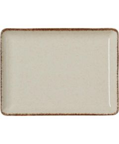 SMILLA SAND SERVĒŠANAS ŠĶĪVIS 23x17CM, TAISNSTŪRA, BĒŠS, PORCELĀNS, WAS Šķīvji