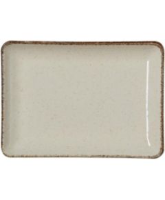 SMILLA SAND SERVĒŠANAS ŠĶĪVIS 18x13CM, TAISNSTŪRA, BĒŠS, PORCELĀNS, WAS Šķīvji