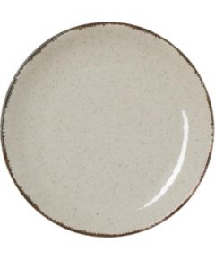 SMILLA SAND ŠĶĪVIS D17CM, BĒŠS, PORCELĀNS, WAS Šķīvji