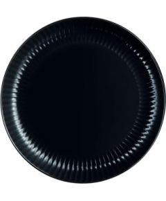 COTTAGE BLACK PUSDIENU ŠĶĪVIS 25CM, MELNS, STIKLS, Luminarc Šķīvji