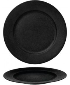 FINE PLUS SATIN ŠĶĪVIS 27CM, MELNS, PORCELĀNS, Leela Baralee Šķīvji