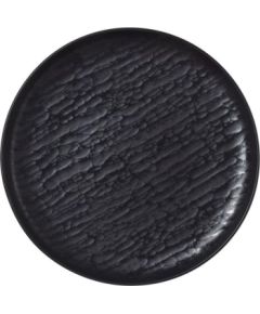 ŠĶĪVIS D19CM, MELNS, PORCELĀNS, WAS Šķīvji