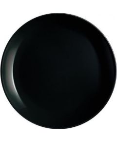 DIWALI BLACK PUSDIENU ŠĶĪVIS 27CM, Luminarc Šķīvji