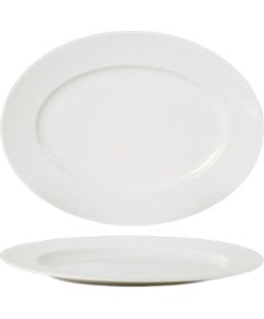 FINE PLUS OVĀLS ŠĶĪVIS 30CM, PORCELĀNS, Leela Baralee Šķīvji