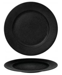 FINE PLUS SATIN ŠĶĪVIS 21CM, MELNS, PORCELĀNS, Leela Baralee Šķīvji