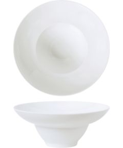 FINE PLUS DZIĻAIS ŠĶĪVIS AR MALU 21CM, BALTS, PORCELĀNS, Leela Baralee Šķīvji