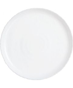 AMMONITE BALTS PUSDIENU ŠĶĪVIS 26CM, Luminarc Šķīvji