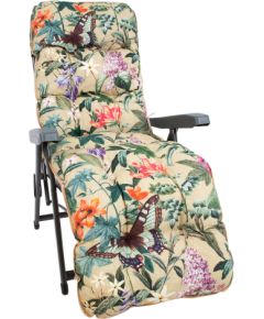 Krēsla spilvens BADEN-AMAZONIA 48x165cm, bēšs puķains Jaunumi -Dārzam