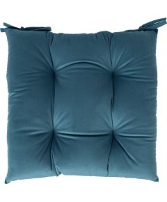 Krēsla spilvens VELVET NEW 40x40cm, pelēks zils Jaunumi -Dārzam