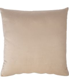 Spilvens VELVET NEW 50x50cm, ar rāvējslēdzēju, gaiši bēškrāsa Jaunumi -Dārzam