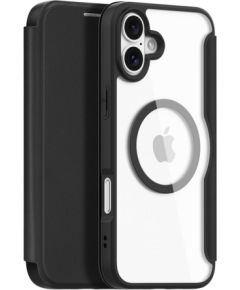 Dux Ducis   Dux Ducis Skin X Pro iPhone 16 Case with MagSafe and Flip Cover - Black Чехлы - альтернативные
