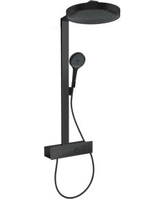 Hansgrohe Rainfinity 360 dušas sistema ar ShowerTablet 350 termostatu, matēta melna - gab. Dušas un komplekti